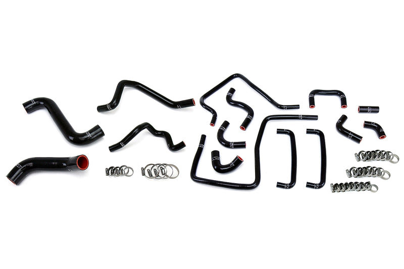 HPS Silicone Radiator, Heater and ancillary Hoses - Black (57-1815-BLK)