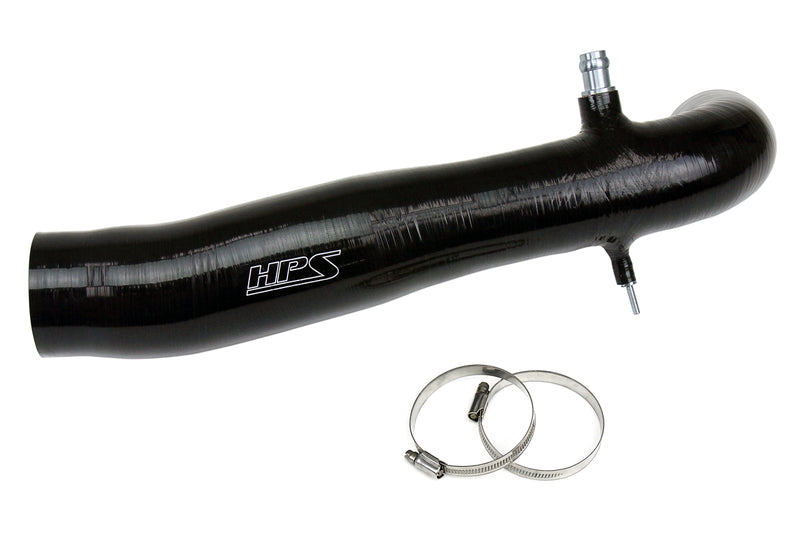 HPS Silicone Air Intake Hose - 2005-2023 Toyota Tacoma 2.7L 4Cyl - Black (57-1827-BLK)