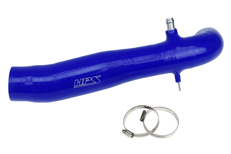 HPS Silicone Air Intake Hose - 2005-2023 Toyota Tacoma 2.7L 4Cyl - Blue (57-1827-BLUE)