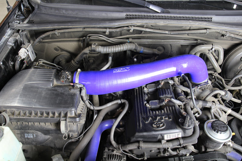 HPS Silicone Air Intake Hose - 2005-2023 Toyota Tacoma 2.7L 4Cyl - Black (57-1827-BLK)
