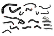 HPS Silicone Radiator and Heater Hoses - 1989-1992 Toyota 4Runner 3.0L V6 with rear heater Left Hand Drive - Black (57-1831-BLK)
