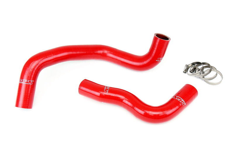 HPS Silicone Radiator Hoses - 2014-2016 Infiniti Q50 3.7L V6 - Red (57-1833-RED)