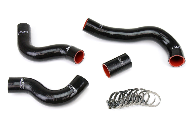 HPS Silicone Radiator Hoses - 1984-1989 Nissan 300ZX 3.0L V6 Turbo / NA - Black (57-1847-BLK)