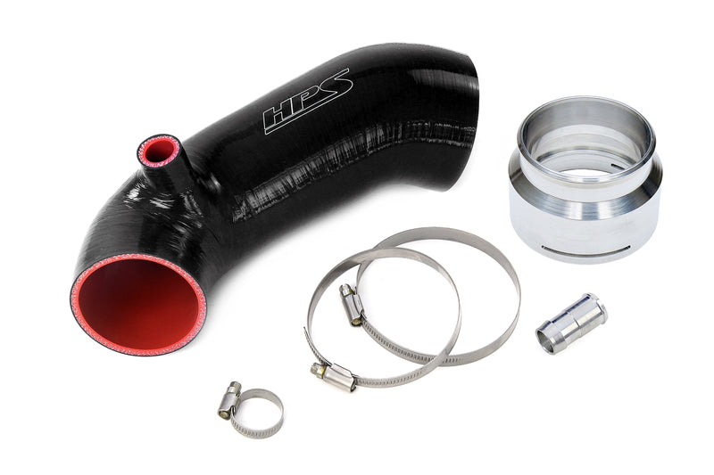 HPS Silicone Air Intake Hose - Black (57-1851-BLK)