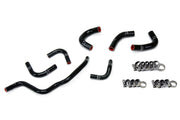 HPS Silicone Oil cooler and throttle body Hoses - 2006-2009 Honda S2000 2.2L - Black (57-1857-BLK)