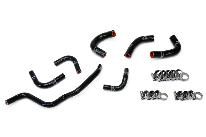 HPS Silicone Oil cooler and throttle body Hoses - 2006-2009 Honda S2000 2.2L - Black (57-1857-BLK)