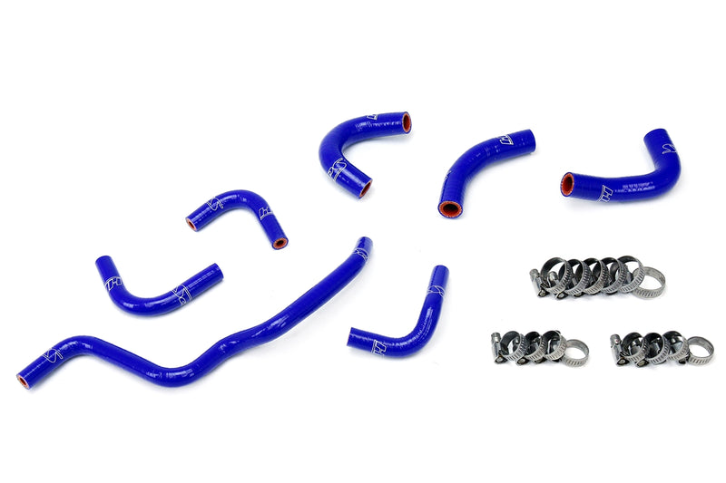 HPS Silicone Oil cooler and throttle body Hoses - 2006-2009 Honda S2000 2.2L - Blue (57-1857-BLUE)