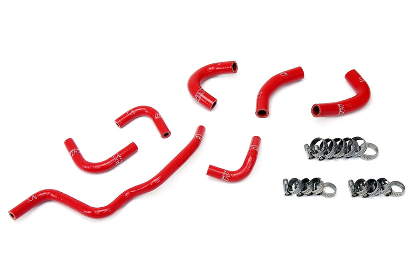 HPS Silicone Oil cooler and throttle body Hoses - 2006-2009 Honda S2000 2.2L - Red (57-1857-RED)