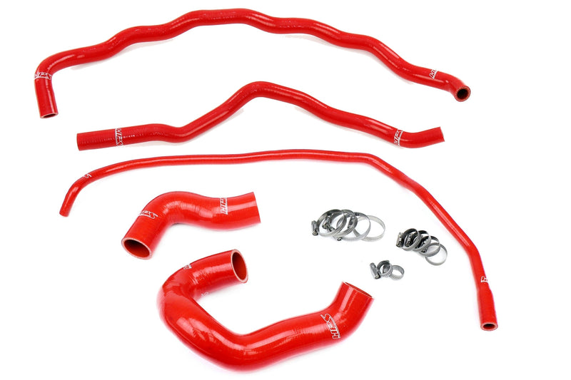 HPS Silicone Radiator and Heater Hoses - 2007-2013 BMW 335i 335ix 335is N54/N55 3.0L Turbo E90/E92/E93 - Red (57-1860-RED)