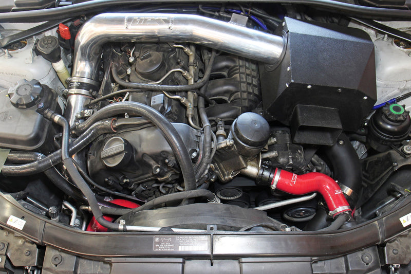 HPS Silicone Radiator and Heater Hoses - 2007-2013 BMW 335i 335ix 335is N54/N55 3.0L Turbo E90/E92/E93 - Red (57-1860-RED)
