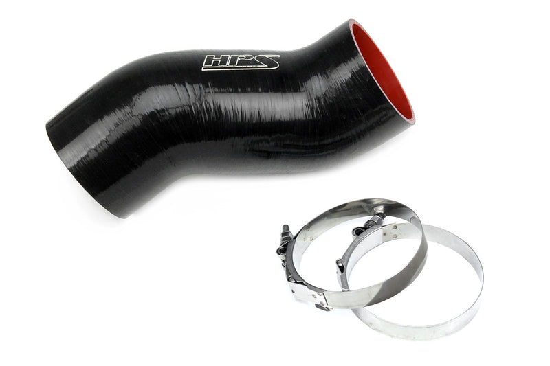HPS Silicone Air Intake Hose - 2003-2008 Dodge Ram 1500 2500 3500 5.7L V8 - Black (57-1862-BLK)