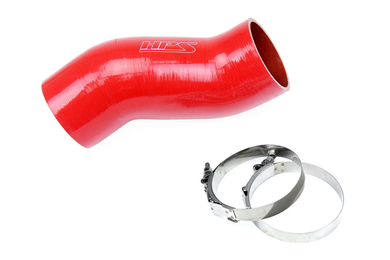HPS Silicone Air Intake Hose - 2003-2008 Dodge Ram 1500 2500 3500 5.7L V8 - Red (57-1862-RED)