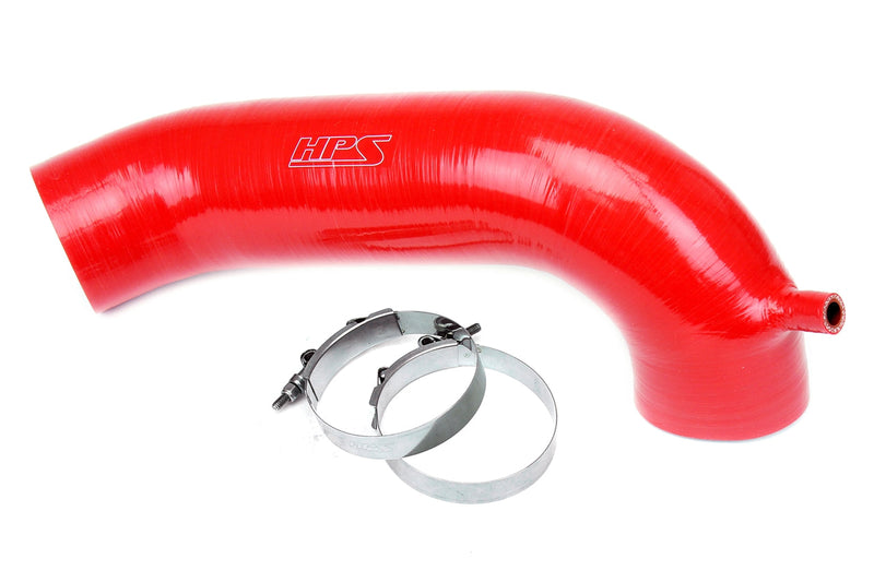 HPS Silicone Air Intake Hose - 2009-2012 Dodge Ram 1500 2500 3500 5.7L V8 - Red (57-1867-RED)