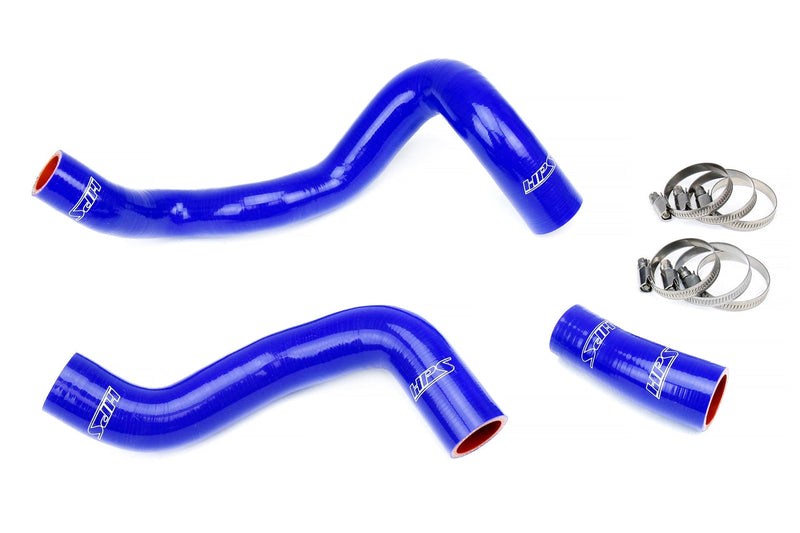 HPS Silicone Radiator Hoses - 2016-2018 Ford Focus RS 2.3L Turbo - Blue (57-1886-BLUE)