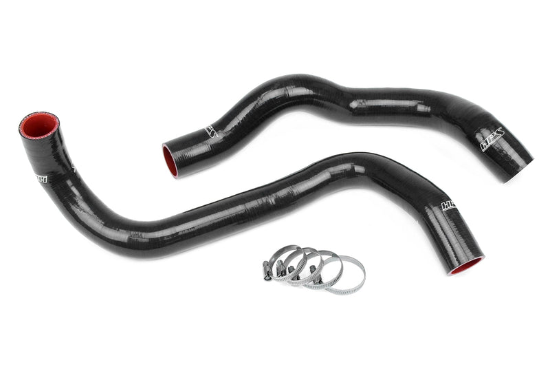 HPS Silicone Radiator Hoses - 1997-1998 Ford Mustang 3.8L V6 - Black (57-1902-BLK)