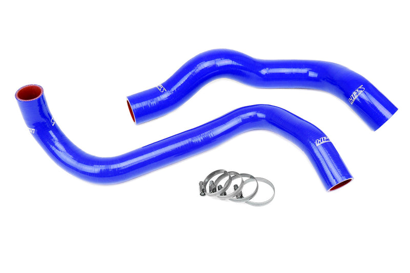 HPS Silicone Radiator Hoses - 1997-1998 Ford Mustang 3.8L V6 - Blue (57-1902-BLUE)