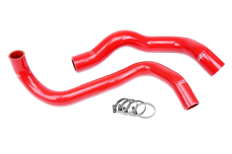 HPS Silicone Radiator Hoses - 1997-1998 Ford Mustang 3.8L V6 - Red (57-1902-RED)