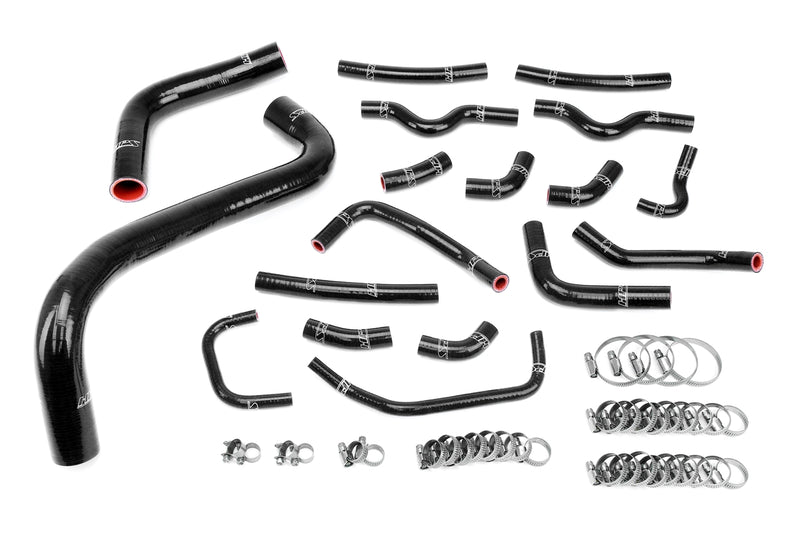 HPS Silicone Radiator and Heater Hoses - Black (57-1912-BLK)
