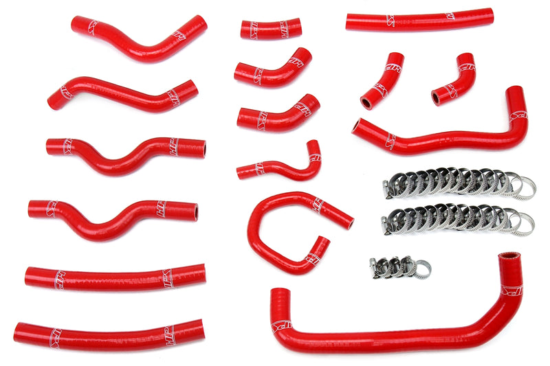 HPS Silicone Heater Hoses - Red (57-1913-RED)