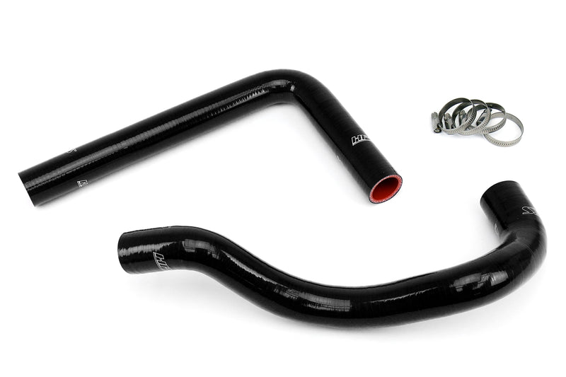 HPS Silicone Radiator Hoses - 2001-2005 Lexus IS300 with 2JZ-GTE (Non VVTi) Swap and IS300 OEM style radiator - Black (57-1924-BLK)