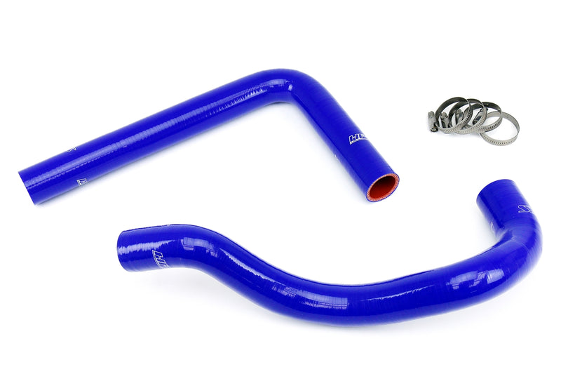 HPS Silicone Radiator Hoses - 2001-2005 Lexus IS300 with 2JZ-GTE (Non VVTi) Swap and IS300 OEM style radiator - Blue (57-1924-BLUE)