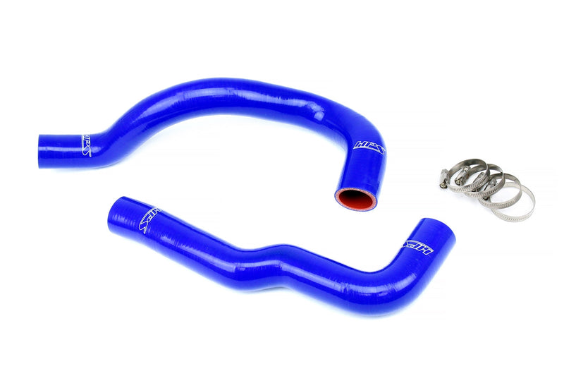 HPS Silicone Radiator Hoses - 2001-2005 Lexus IS300 with 2JZ-GTE (VVTi) Swap and IS300 OEM style radiator - Blue (57-1936-BLUE)