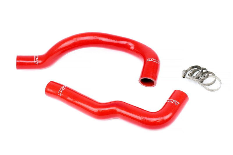 HPS Silicone Radiator Hoses - 2001-2005 Lexus IS300 with 2JZ-GTE (VVTi) Swap and IS300 OEM style radiator - Red (57-1936-RED)