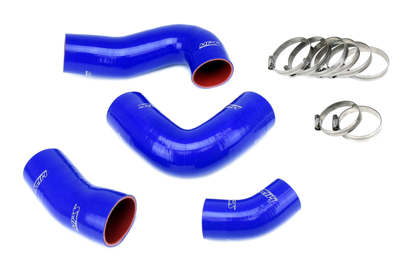 HPS Silicone Intercooler Hoses - 2019-2020 Volkswagen GTI 2.0L Turbo - Blue (57-1949-BLUE)