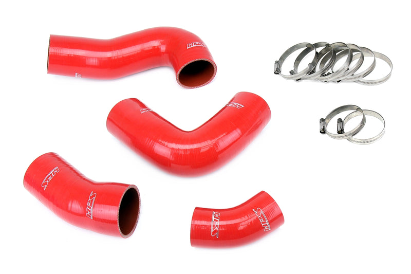 HPS Silicone Intercooler Hoses - 2019-2020 Volkswagen GTI 2.0L Turbo - Red (57-1949-RED)