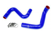 HPS Silicone Radiator Hoses - 1989-1998 Nissan 240SX with LS Swap (LS1 water pump, KOYO S13/S14 V8 swap radiator) - Blue (57-1957-BLUE)
