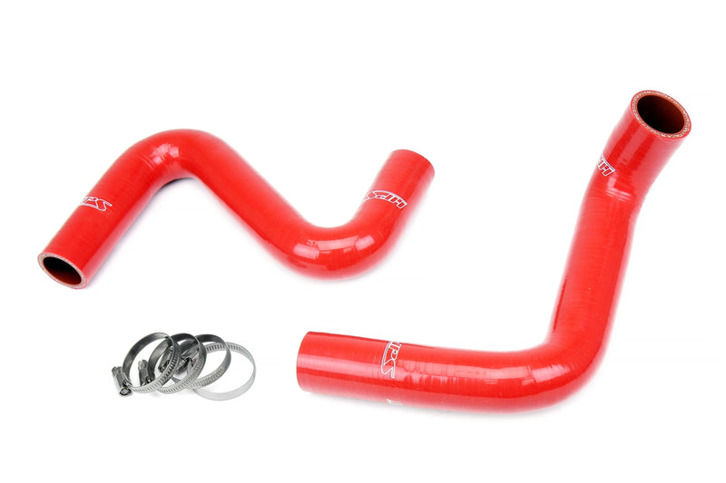 HPS Silicone Radiator Hoses - 1989-1998 Nissan 240SX with LS Swap (LS1 water pump, KOYO S13/S14 V8 swap radiator) - Red (57-1957-RED)
