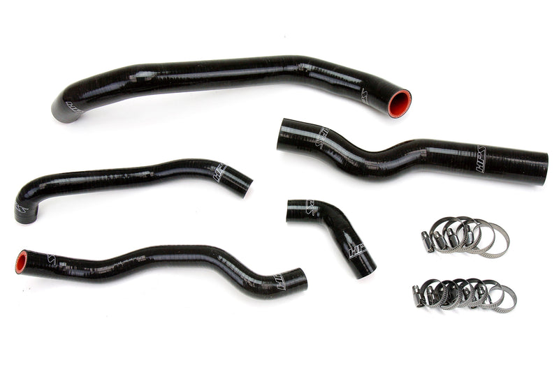 HPS Silicone Radiator and Heater Hoses - 2006-2009 Infiniti M35 3.5L V6 - Black (57-1973-BLK)