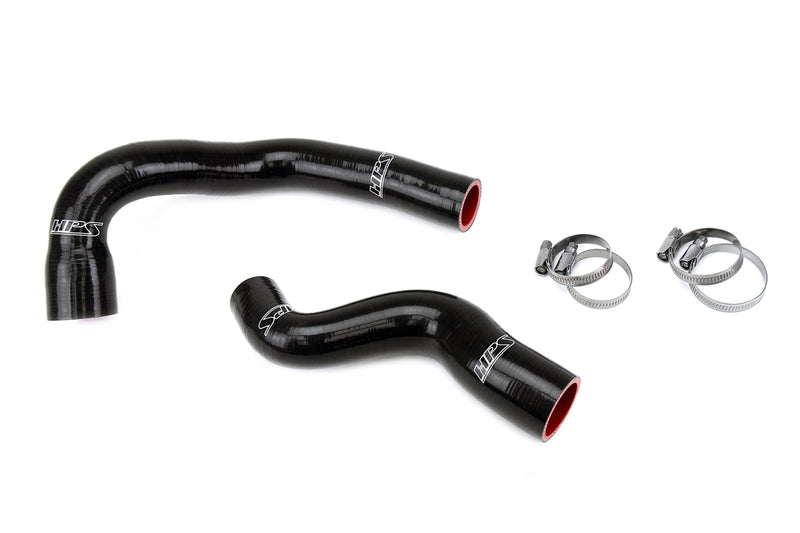 HPS Silicone Radiator Hoses - 1987-1993 Mercedes-Benz 190E 2.6L (W124) - Black (57-1979-BLK)
