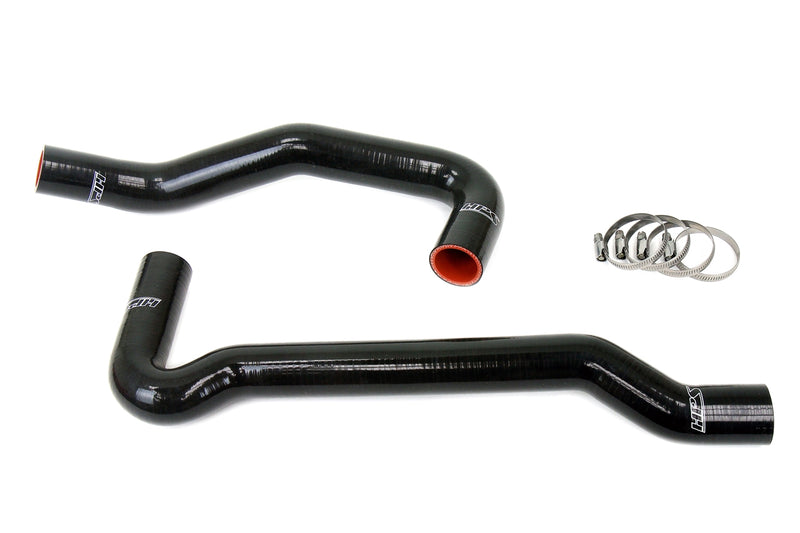 HPS Silicone Radiator Hoses - 1989-1998 Nissan 240SX with 2JZ-GTE VVT-i Swap - Black (57-1988-BLK)