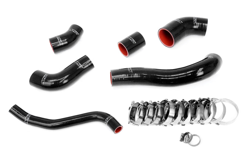 HPS Silicone Intercooler Hoses - 2019-2021 Hyundai Veloster 1.6L Turbo - Black (57-2003-BLK)