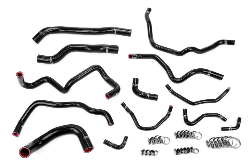HPS Silicone Radiator and Heater Hoses - 2006-2007 Mazda Mazdaspeed 6 2.3L Turbo - Black (57-2004-BLK)
