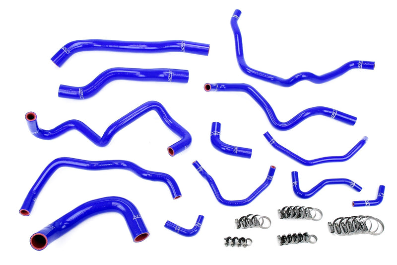 HPS Silicone Radiator and Heater Hoses - 2006-2007 Mazda Mazdaspeed 6 2.3L Turbo - Blue (57-2004-BLUE)