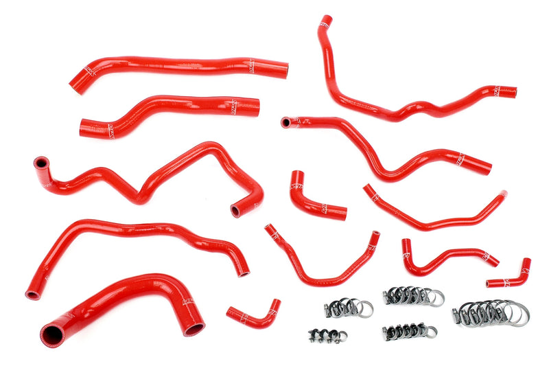 HPS Silicone Radiator and Heater Hoses - 2006-2007 Mazda Mazdaspeed 6 2.3L Turbo - Red (57-2004-RED)