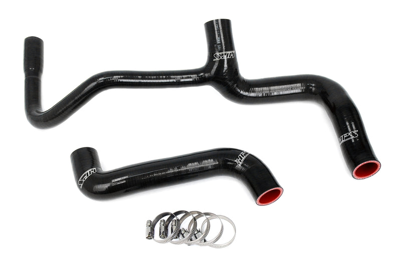 HPS Silicone Radiator Hoses - 1986-1989 Mercedes-Benz 190D 2.5L Diesel - Black (57-2037-BLK)