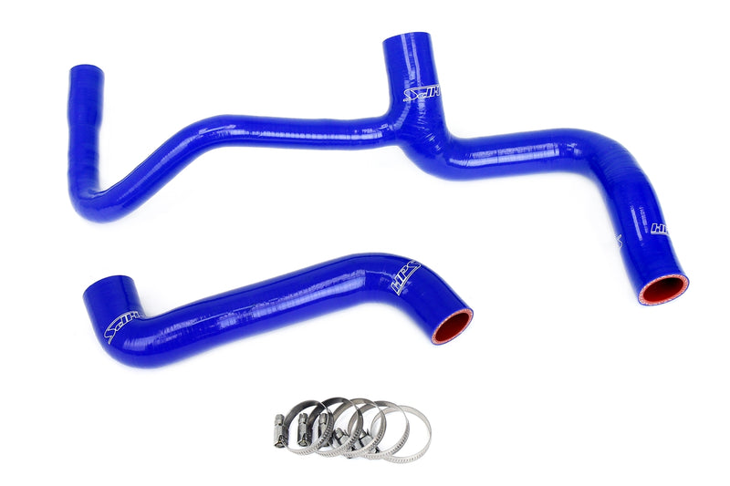 HPS Silicone Radiator Hoses - 1986-1989 Mercedes-Benz 190D 2.5L Diesel - Blue (57-2037-BLUE)
