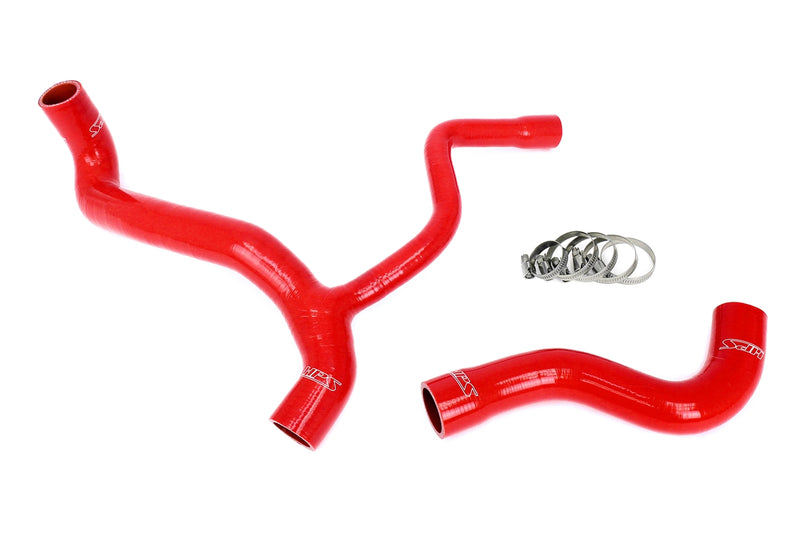 HPS Silicone Radiator Hoses - 1986-1987 Mercedes-Benz 190E 2.3-16 Sedan 2.3L DOHC - Red (57-2040-RED)