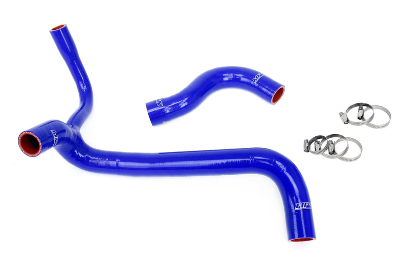 HPS Silicone Radiator Hoses - 1984-1993 Mercedes-Benz 190E 2.3 Sedan 2.3L SOHC - Blue (57-2041-BLUE)