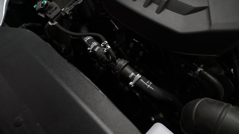 HPS Silicone Breather Hoses - Black (57-2045-BLK)