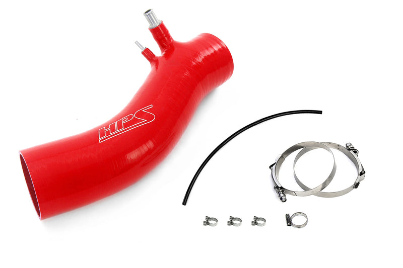 HPS Silicone Air Intake Hose - Red (57-2046-RED)