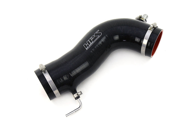 HPS Silicone Air Intake Hose - 1993-1996 Toyota Supra 3.0L Non Turbo MK4 2JZ-GE - Black (57-2051-BLK)