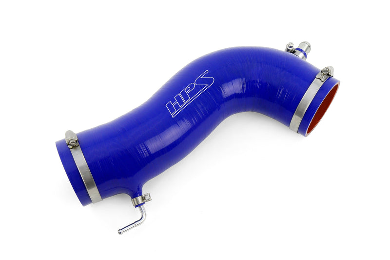 HPS Silicone Air Intake Hose - 1993-1996 Toyota Supra 3.0L Non Turbo MK4 2JZ-GE - Blue (57-2051-BLUE)