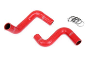 HPS Silicone Radiator Hoses - 1989-1998 Nissan 240SX with LS Swap (LS1 water pump, 8 o'clock thermostat, KA24DE radiator) - Red (57-2057-RED)