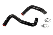 HPS Silicone Radiator Hoses - 1989-1998 Nissan 240SX with LS Swap (LS1 water pump, 8 o'clock thermostat, SR20DET radiator) - Black (57-2058-BLK)