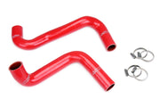 HPS Silicone Radiator Hoses - 1989-1998 Nissan 240SX with LS Swap (LS3/LS7 water pump, 9 o'clock thermostat, KA24DE radiator) - Red (57-2059-RED)