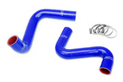 HPS Silicone Radiator Hoses - 1989-1998 Nissan 240SX with LS Swap (LS3/LS7 water pump, 9 o'clock thermostat, SR20DET radiator) - Blue (57-2060-BLUE)